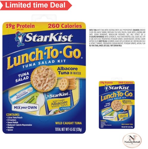 Albacore tuna salad lunch kit - tuna,